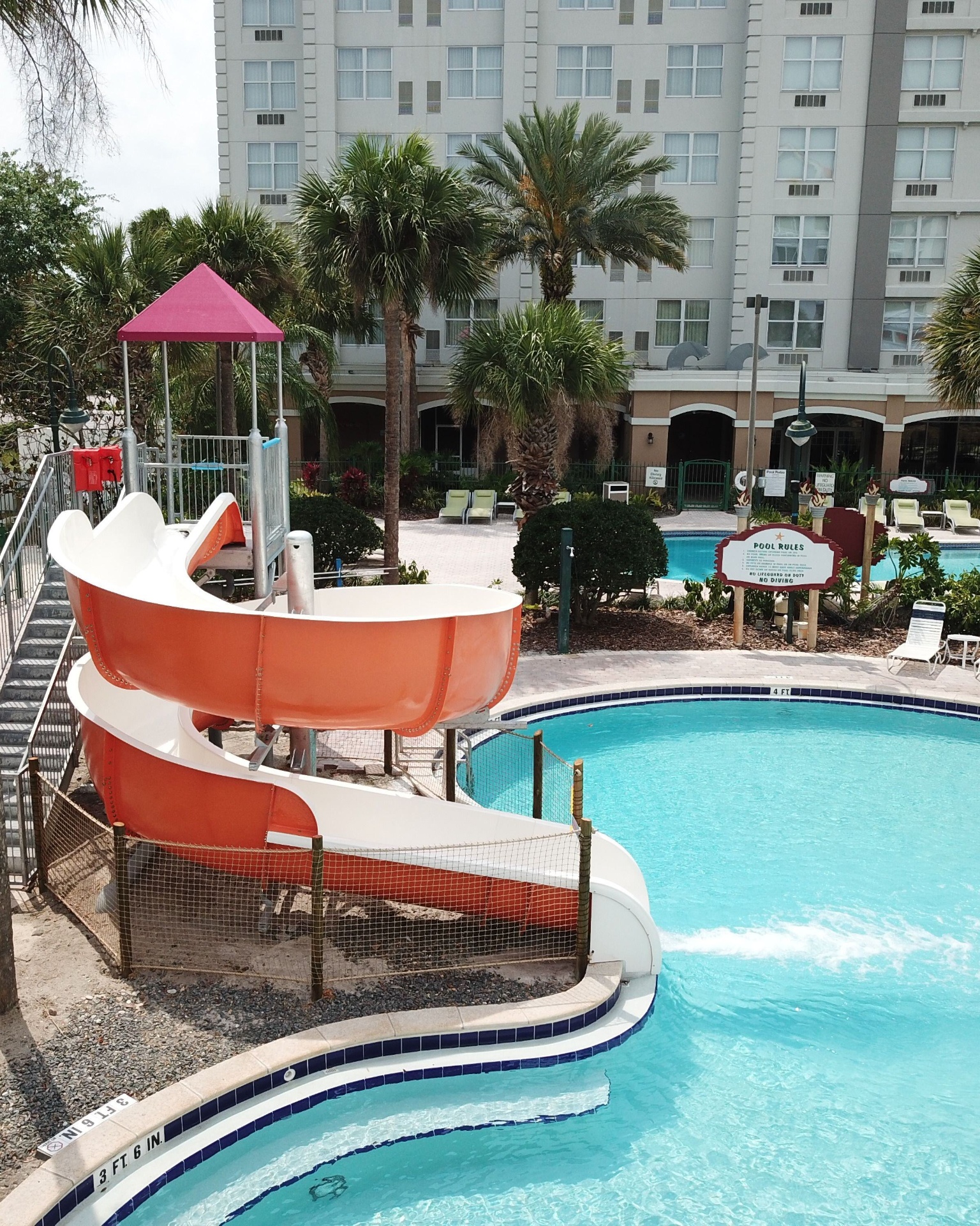 Commercial pool slide 4