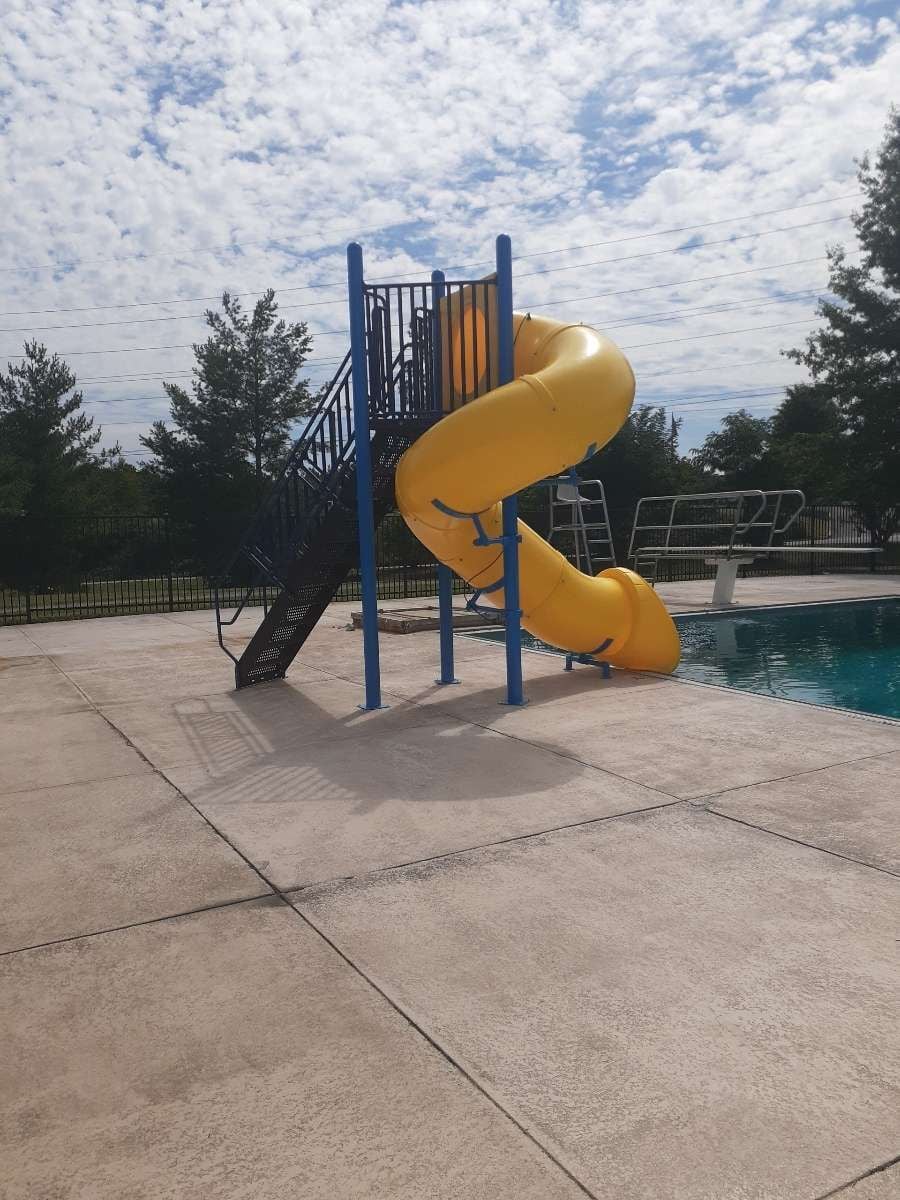 Commercial pool slide 2